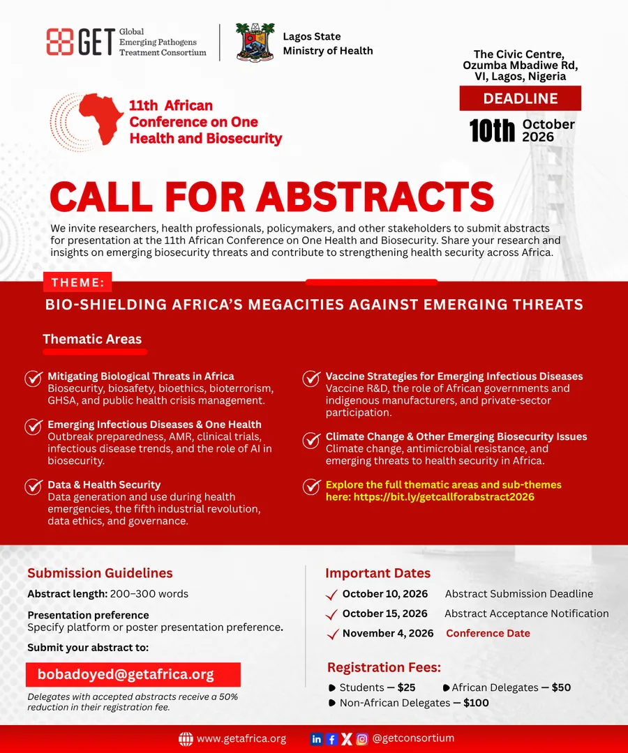 GETE Conference 2026 call for abstracts flyer